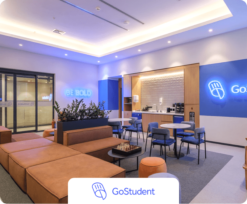 Kolektif House iş ortaklarından GoStudent'nin promosyonel logo görseli