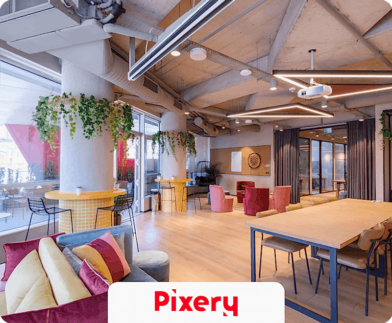 Kolektif House iş ortaklarından Pixery'nin promosyonel logo görseli