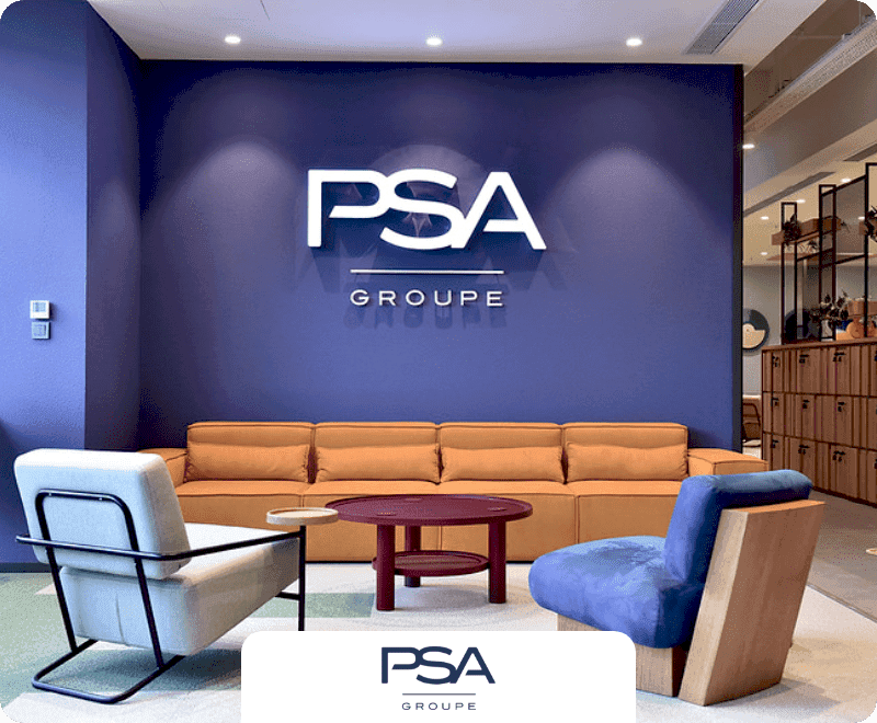 Kolektif House iş ortaklarından PSA'nın promosyonel logo görseli